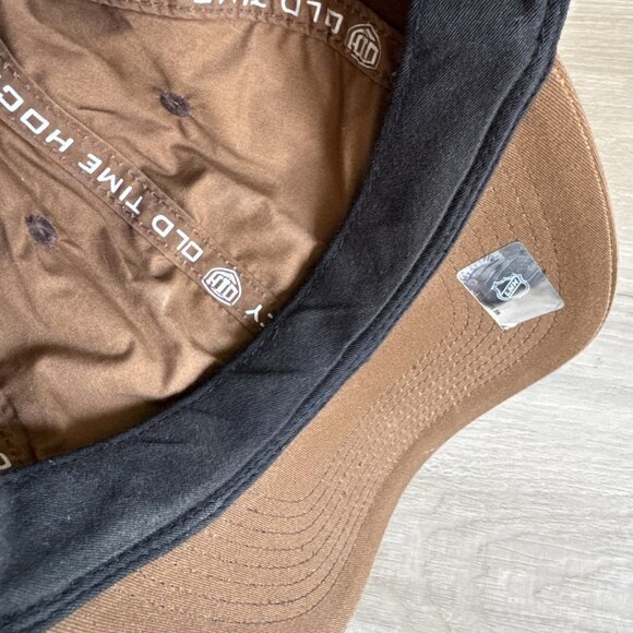 Vintage Tampa Bay Lightning Hat Fitted OSFA Brown Old Time Hockey NHL Hockey - Picture 7 of 16